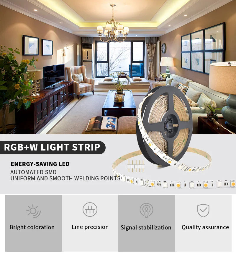 5050 RGBWhite LED Strip 1 001