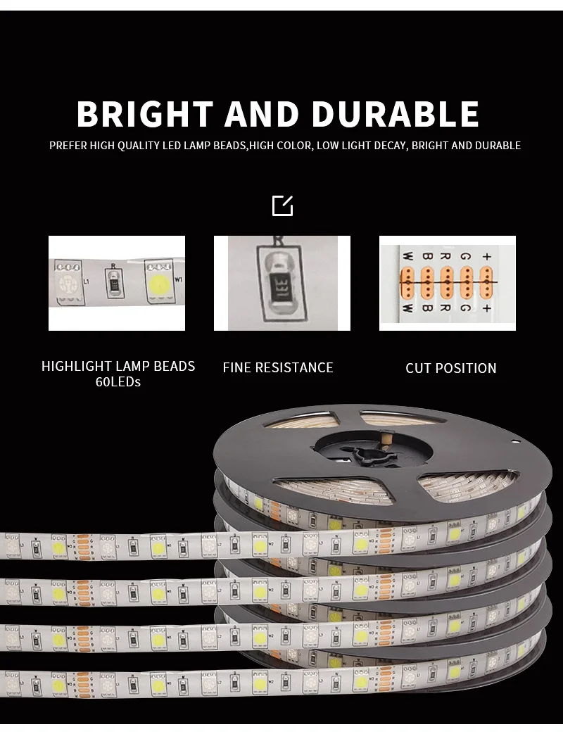 5050 RGBWhite LED Strip 5