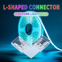 Right angle connector for cob led strips