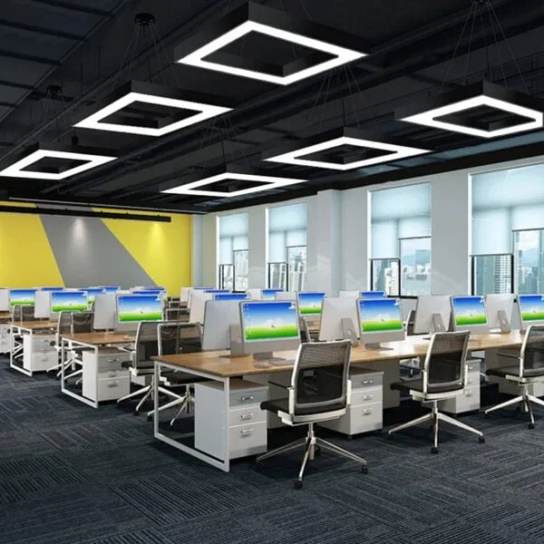 Square LED ceiling light