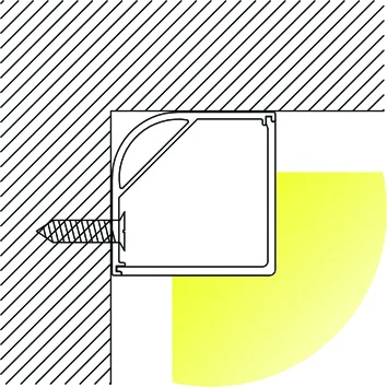 LED Aluminum Profile 4 corner