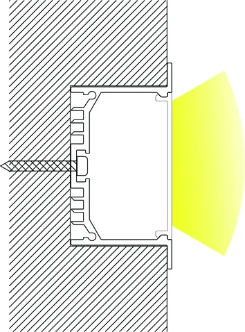 LED Aluminum Profile 2 insert