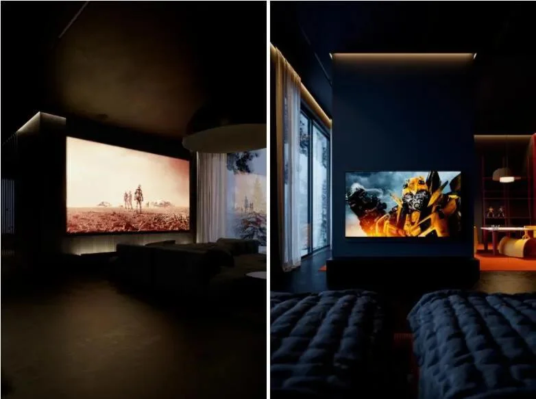 light around the TV screen