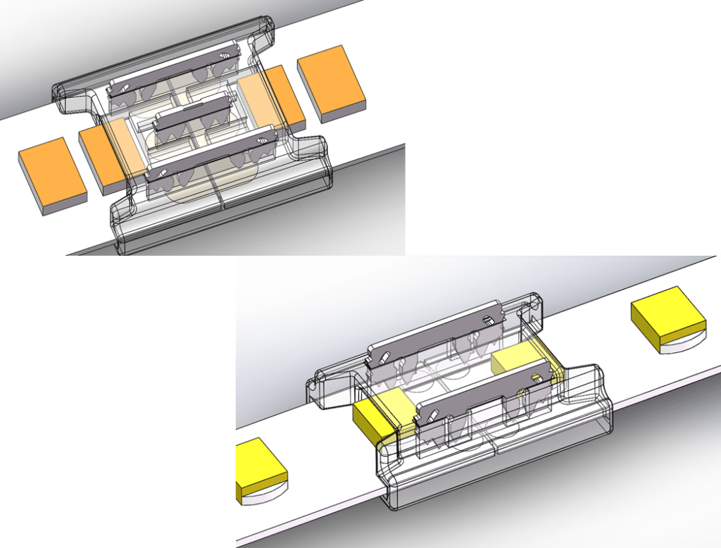Mini Crystal LED Strip Connector