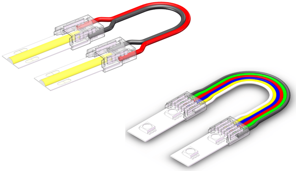 Mini Crystal LED Strip Connector