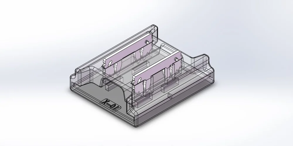 SMD-10mm 2Pins 总装 (无灯带)截图 board to board connector