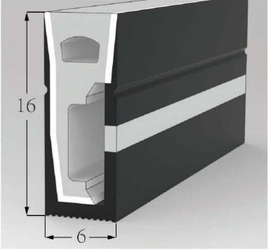 Silicone LED Channel System SV0616H2