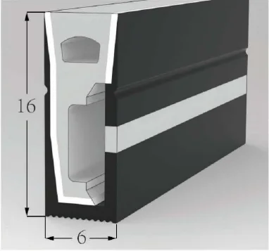 Silicone LED Channel System SV0616H2