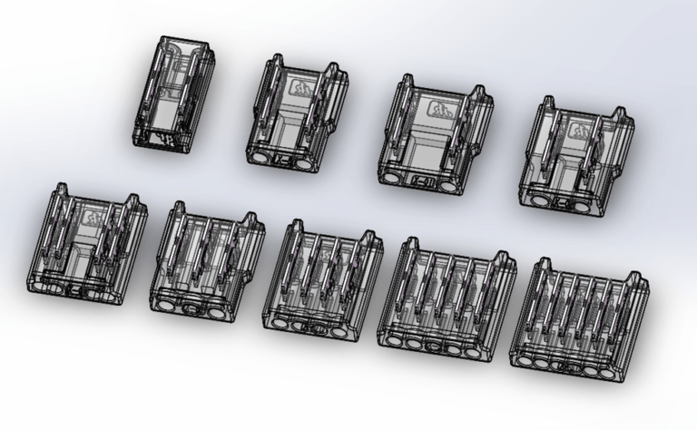 Mini Crystal LED Strip Connector
