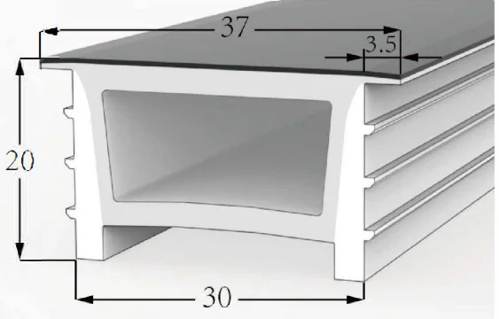 Silicone LED Channel System TV3020U2