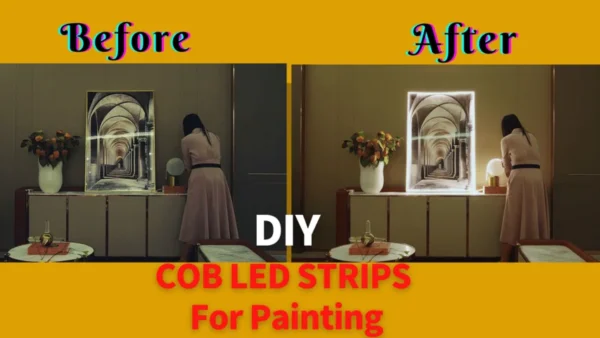 LED strip lights decoration ideas --For flowers