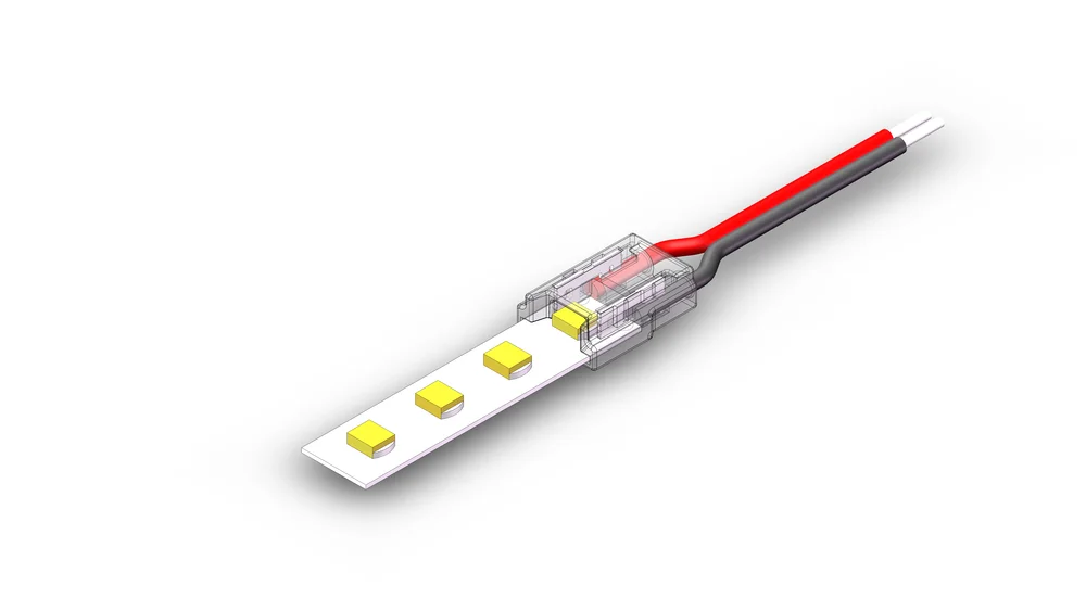 单端出线 8mm SMD-2PIN总装(有灯带)