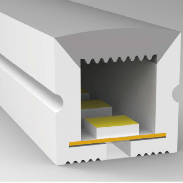 Silicone waterproof led strip lights TV1010S1
