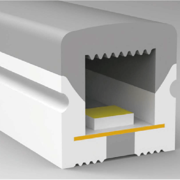 Silicone waterproof led strip lights TV1010S2