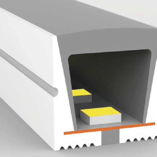 Silicone waterproof led strip lights TV1010S4