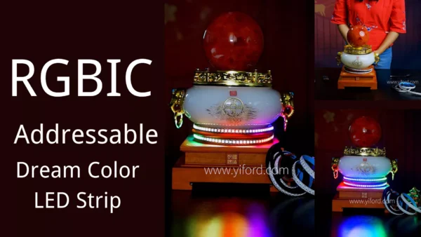 Addressable LED Strip lights ideas--how to use RGB pixel light strips