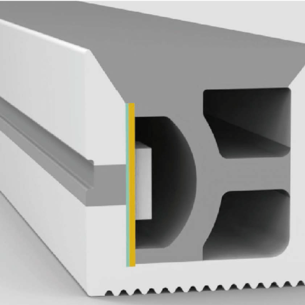 Silicone waterproof led strip lights SV1212S