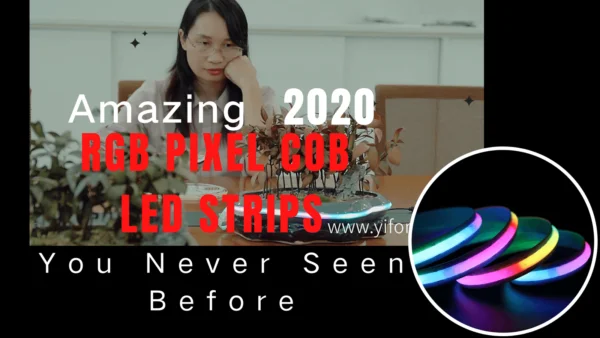RGBIC Digital RGB COB LED Strips For decoration